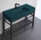 Green Console Sink With Matte Black Base, Modern, 40